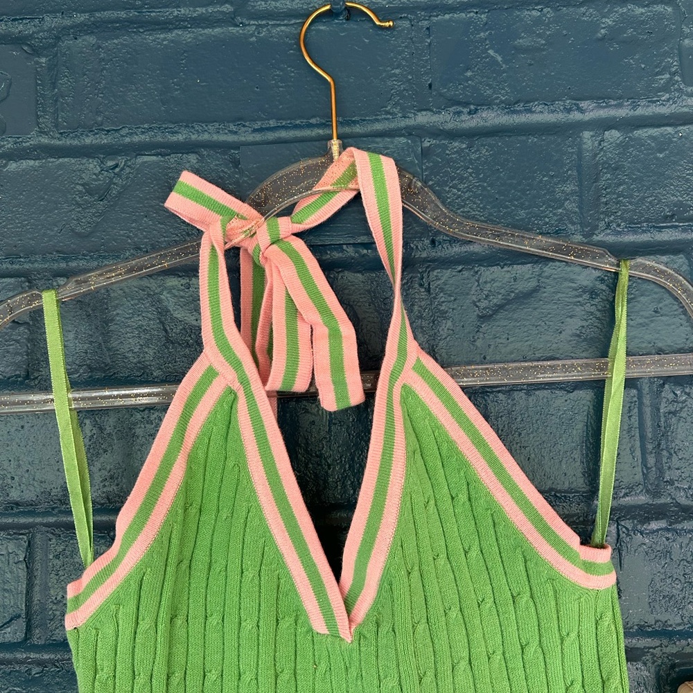 It's Our Time Green Ribbed Sleeveless Tank Top - Picture 6 of 11